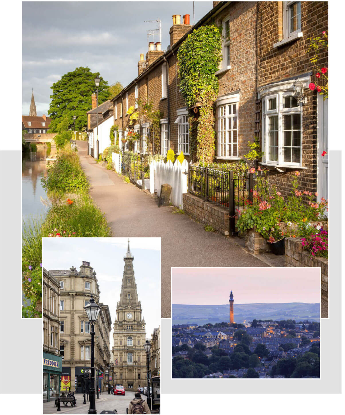 Composite image of areas around calder mews